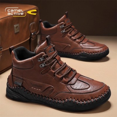 德国骆驼动感户外登山鞋男款防滑