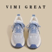 增高厚底德训老爹鞋 这也太好看了吧 阿甘鞋 女2025夏季 VIMI GREAT