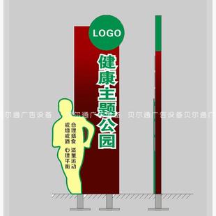 停车场楼盘道路立柱广告牌指示牌制作公交站台灯箱不锈钢指路牌