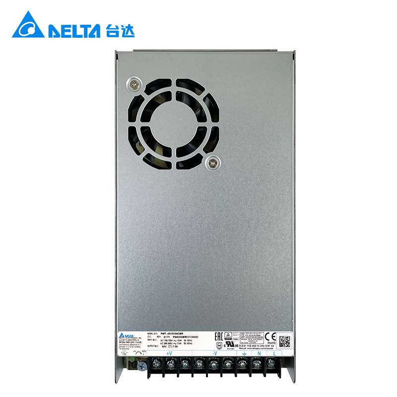 PMT-48V350W2BR台达平板开关电源48V7.3A350.4W原装直流工业电源