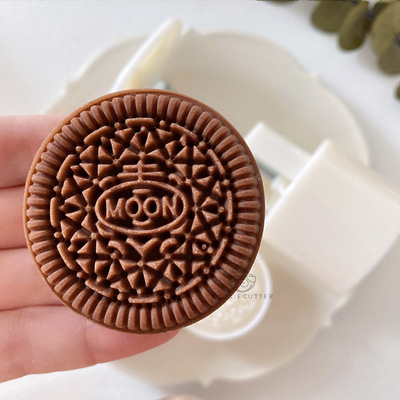 新款可爱奥利奥造型月饼模具冰皮