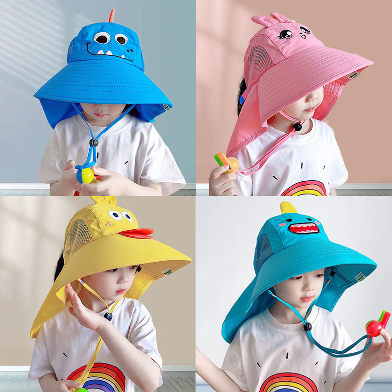 儿童防晒帽夏季女童2025新款