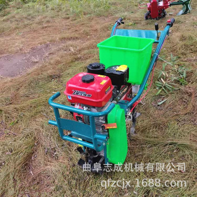 汽油链轨式耘播机玉米大豆耕地播种机农用小型施肥机
