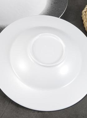 0个装餐具套装胺盘1子商用草帽盘餐厅酒深汤盘意面沙拉店密CXE盘