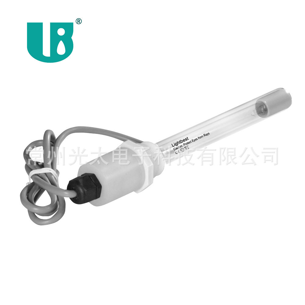 潜水式紫外线消毒灯 搭配镇流器 鱼缸水族箱净化设备 254nm GS40W