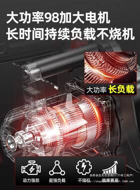 质造电链锯电0锯家用小手持22V电链锯电动伐木锯柴插电木式切割型