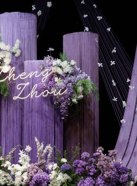 婚道具12822铁艺线帘圆环苏架子流婚礼水庆晶珠帘架子圆形架子路