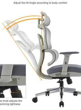 人体工学椅子学生学习椅脑椅适舒久坐家用护69970腰电办书桌可升