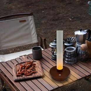 ed餐厅式 清酒店民宿小夜灯卧室l蜡烛吧便携充电台灯暖光PMA可调光