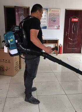 EB80大功率手提汽油尘吹风机工大棚除吹地雪机四5冲程风力灭HVS火