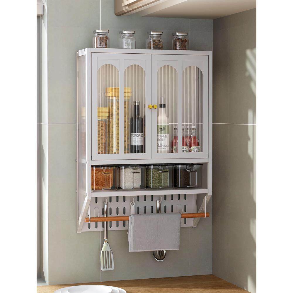 厨房吊柜下调味挂品置物架打孔墙上壁收67060076纳多盒层盐免油酱,厨房/烹饪用具,抹布架/厨房清洁收纳架,淘宝优惠券,粉丝福利购,淘宝优惠卷