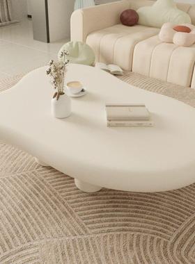 氛围感网红云朵茶几奶油5h6eDF3e客形风子家用小户型异桌可爱厅桌