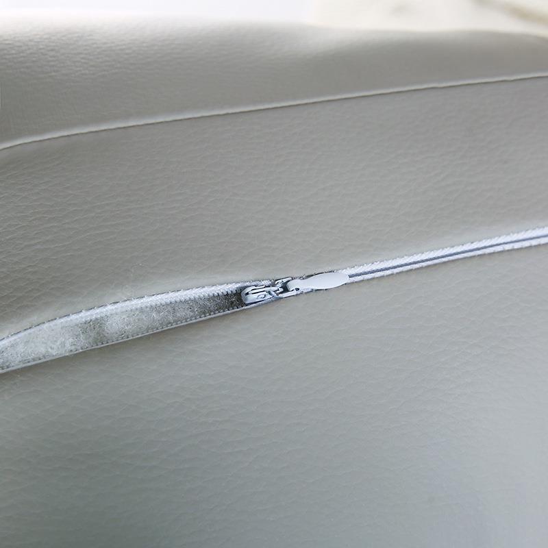 新款猫无品牌/爪皮床不头双靠垫怕拼抓不污不怕水护肩颈怕护背部