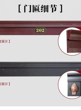防门入FJM户加盗高门装楣补门头假盖板饰大门门楣外户门进子厂家