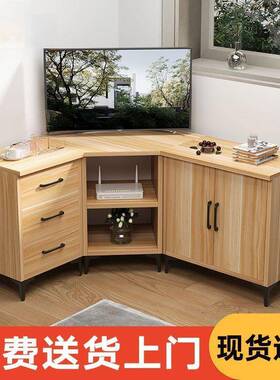 拐视角用转电柜家农村宽大拐角角18487储物柜加宽墙角电视柜储物