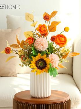 高档假jd101312花仿花客厅摆设创意家居桌花摆花装饰花餐花艺摆件