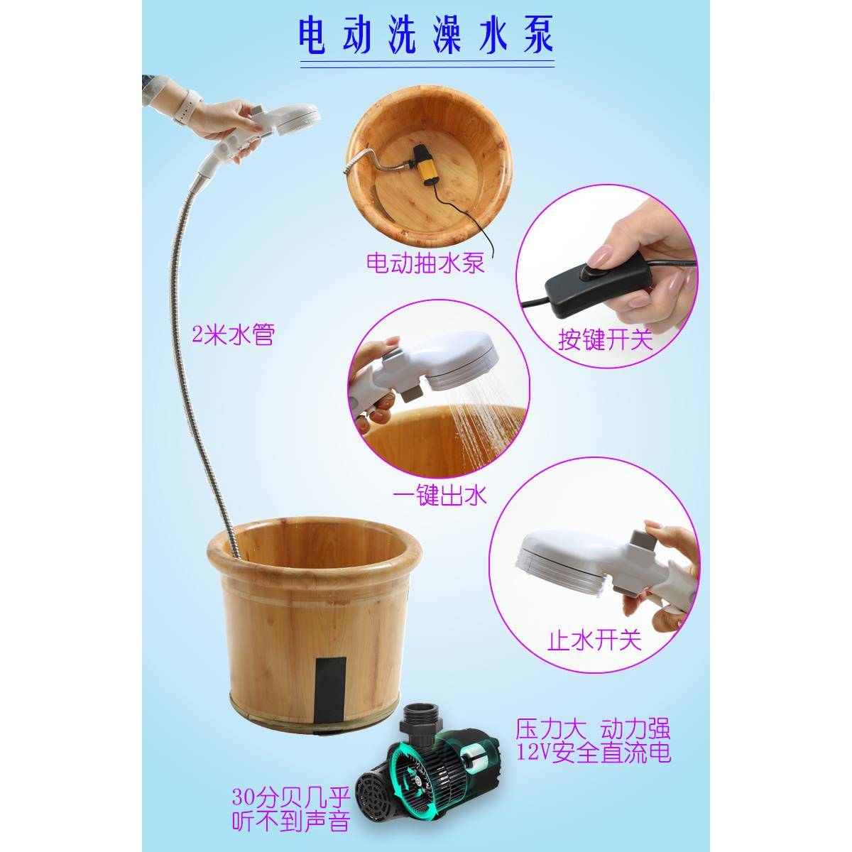 大人泡澡人浴缸充气可用折成叠洗澡牌：qita桶老躺着卧床家人