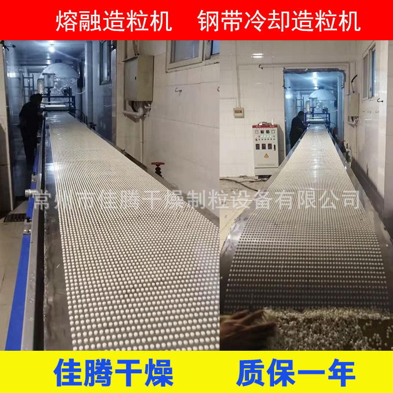 石蜡石蜡造粒机 熔融造粒机 回转带式冷却成型造粒机
