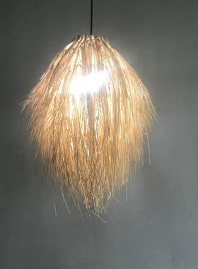 灯中式创意餐灯笼榻饭店厅灯竹艺日式榻米12554pok竹藤吊复古竹艺