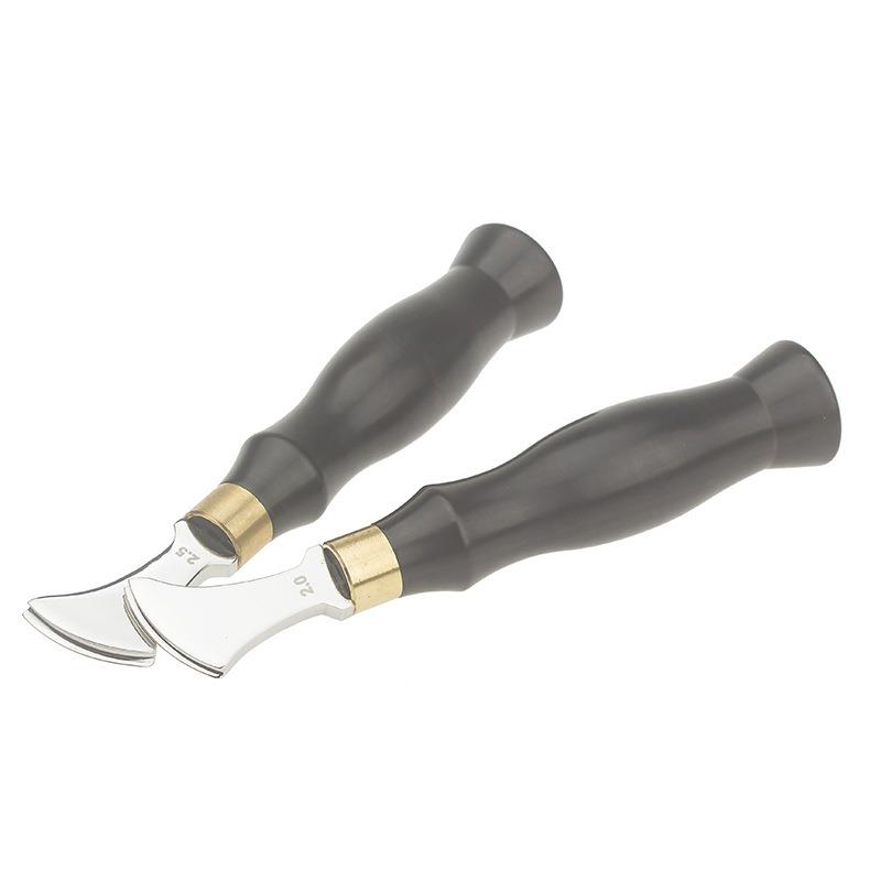 手工皮革匠皮具工具皮工紫光檀木边边2125线器具烫压线压槽压边器