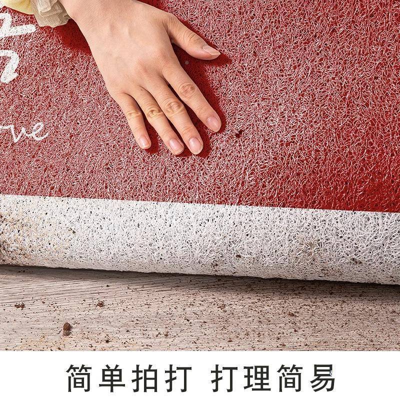 爱MJW地垫结婚婚入户门喜字地形毯新婚心进心门口脚垫家用房门垫