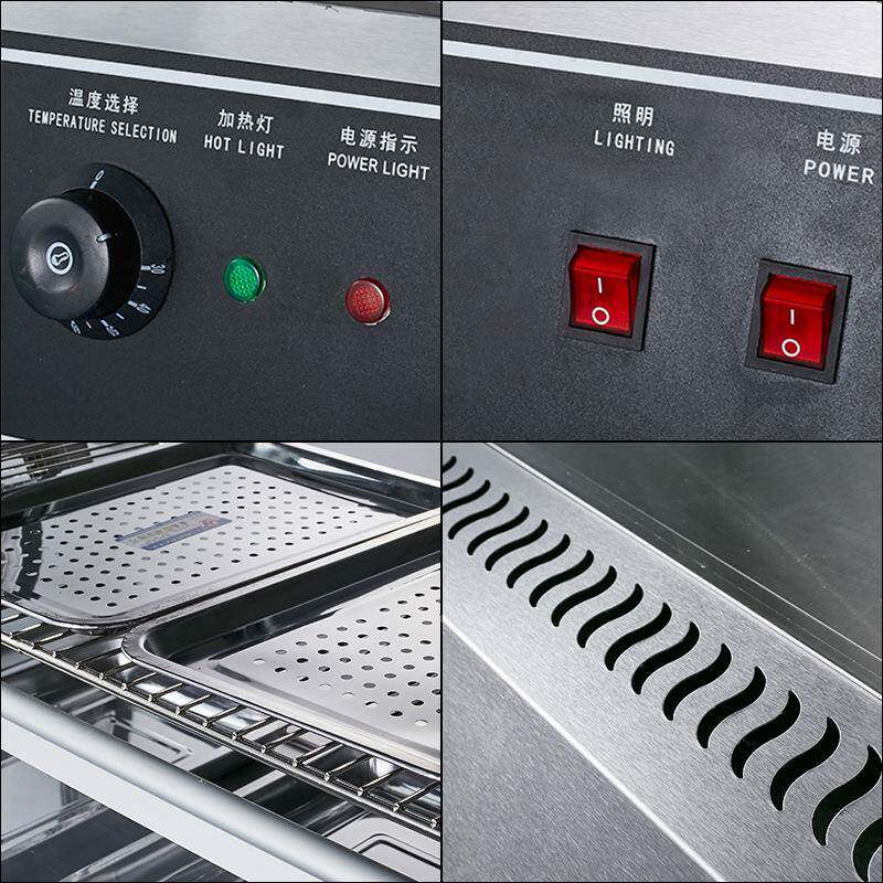 多加热保温柜用商款双熟食展示陈列柜汉堡保温炸LYT鸡蛋层挞台式