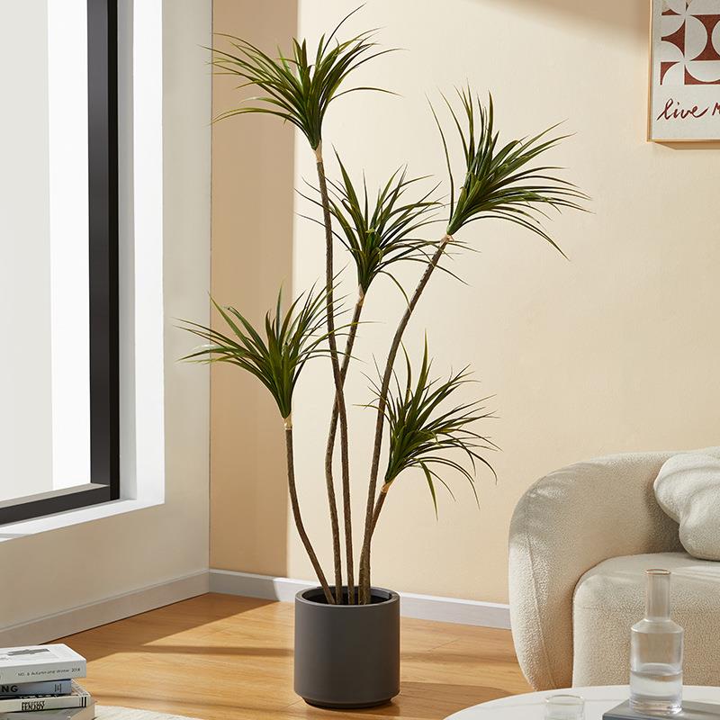 室绿植yh千年木落盆栽内造景植龙物仿生血树地客厅假树仿真花