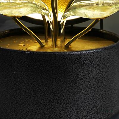 八方送来财水NSI流摆件办公桌极简客循环厅玄关家用发财树开业礼