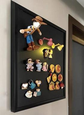 吸黑板电表磁箱遮丑FVT配电箱遮挡饰画装免打孔新款冰示箱贴展板