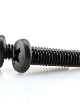 BM黑色丝机十字槽M大头螺丝大圆头螺丝大盘头机螺钉2.5/DALM3/M4M