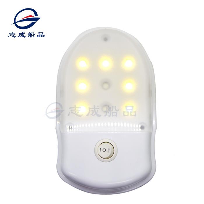 游艇配件1房2V灯白光黄GM-EP-LC光双色ED圆顶灯带控开关L船舶车小