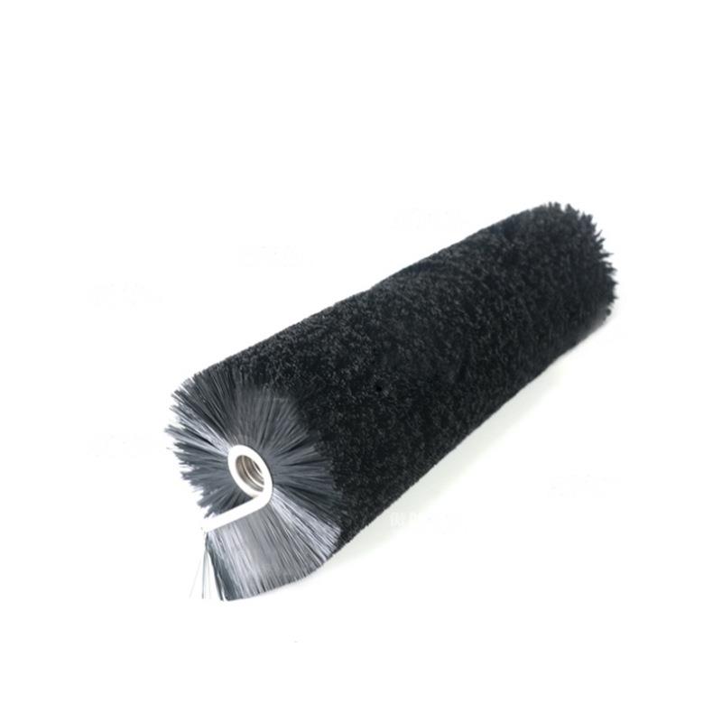 刷基地头厂家机858械源抛光尼龙丝工毛业环卫清洁毛除尘刷辊辊刷