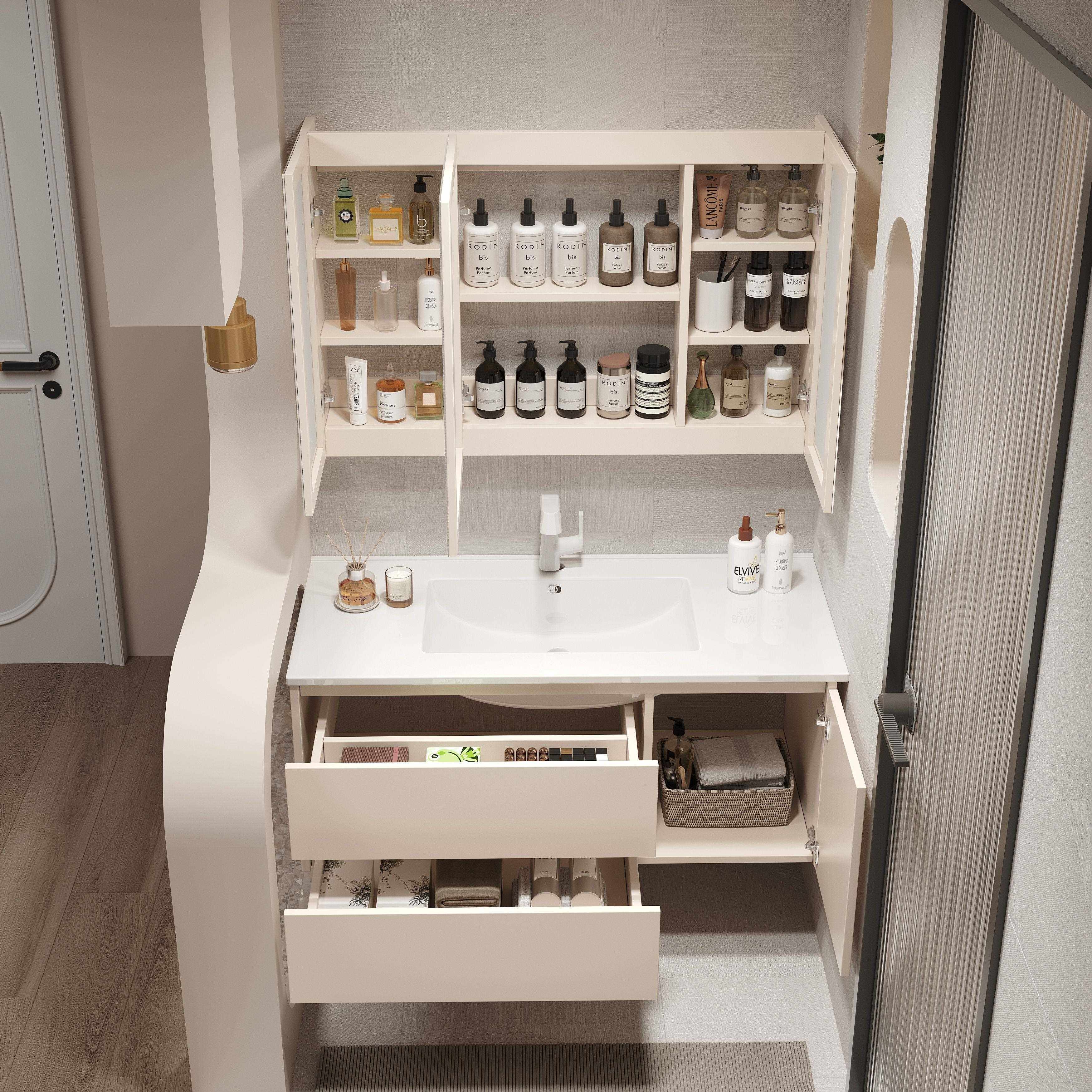 定制陶瓷一体盆655/75CM8595公分105/11厘米智能浴/YCC室柜漱洗台