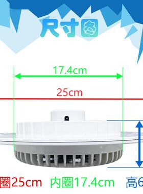 25S圆6形风扇5cm厘米KUA250012V220W显示屏12个档PW位M调速PVE管