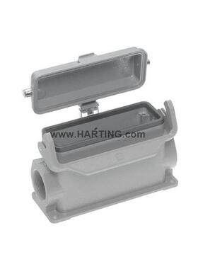 HAR385TIN哈丁50930024229单扣加高款表面安装带防尘盖2PG29G底座