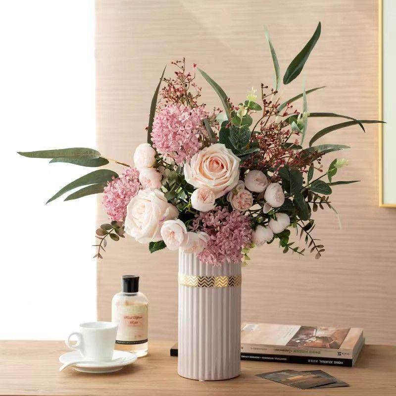 式桌温馨浪CD100876漫仿真花轻奢高端法花客厅餐电视柜卧室假酒店,鲜花速递/花卉仿真/绿植园艺,仿真花,淘宝优惠券,粉丝福利购,淘宝优惠卷