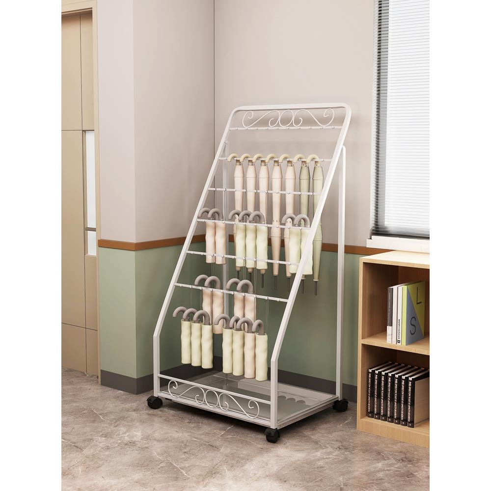 学校教室用纳大量铁艺雨伞架学生雨伞收架短伞长容置伞放985架展