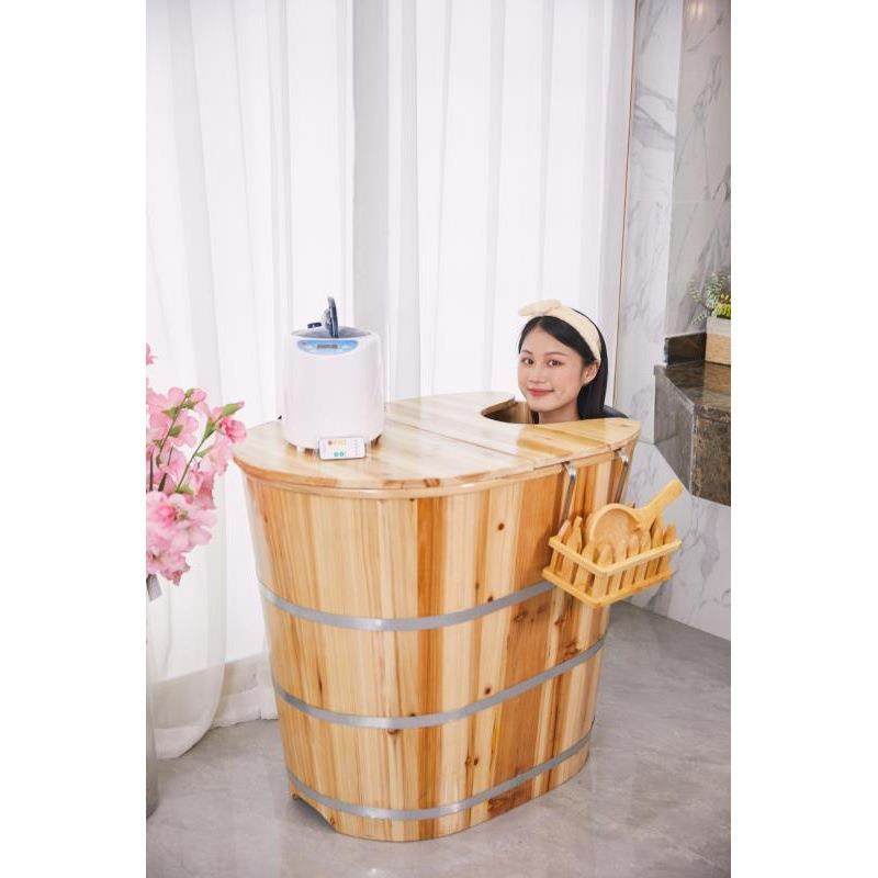 加高澡木桶桶家704泡用全身大人沐浴浴桶成人浴缸洗澡浴桶盆汗蒸