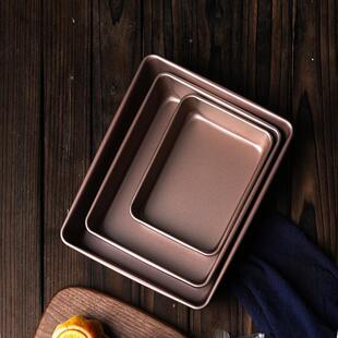 烤早盘烤箱用家用不沾提拉米苏古蛋糕模长方卷形专用GNK托烘焙具