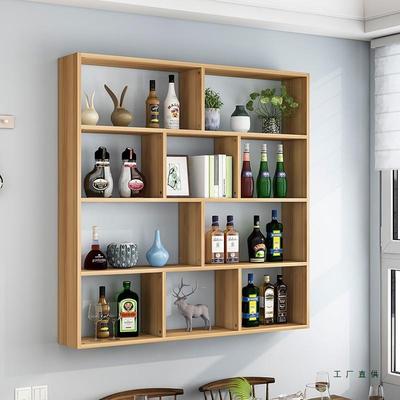 简DPR约现代酒架酒层柜壁挂墙式餐厅店饭上悬挂式红酒架创意多置