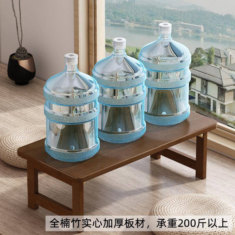 可折叠窗桌楠竹飘实木质小几床上茶桌子学习ZDKZ0727电脑小型户收