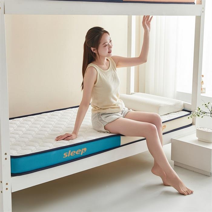 新款季思帝普乳胶72床记忆海绵床垫-学生版家用宿舍生开学学学校