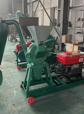 洲25马力柴油木薯粉干地粉碎机ONZ瓜干粉碎机粮食非豆粕碎机