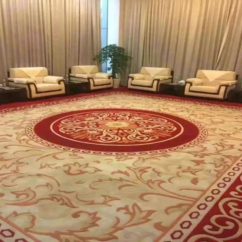 会议室满铺加厚手工腈纶高档大地毯现代新中式贵宾接待室满铺商用