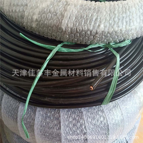 供应PVC护套6x1 8x1 8x1.5 10x1 12x1 16x1mmPVC包塑紫铜管