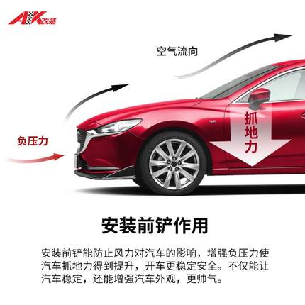 供观阿特兹前铲件14-15-2020-33221直款改装外专用前唇大包围套件