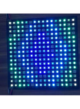 WS281全彩像素25V16*16像素软屏像LD感素屏可编写效果E花动样高品