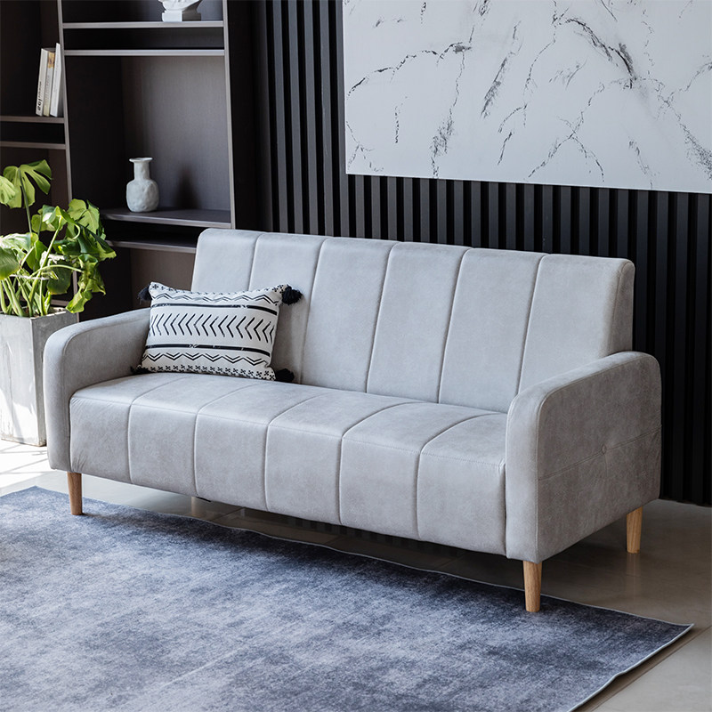 速发小户型沙发简约经人型屋门面用卧室简易靠济凳子双背