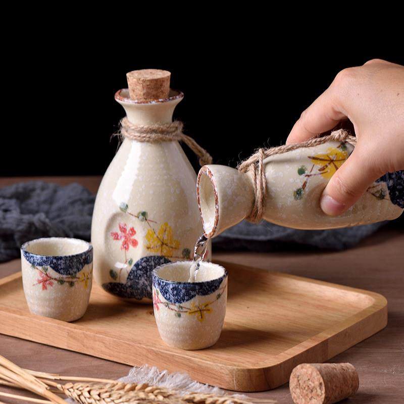 日式清酒酒具礼盒酒壶酒杯套装日本烧酒杯小酒杯陶瓷烈酒杯礼品