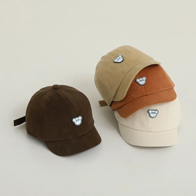卡通小熊春季儿童棒球帽韩版婴儿